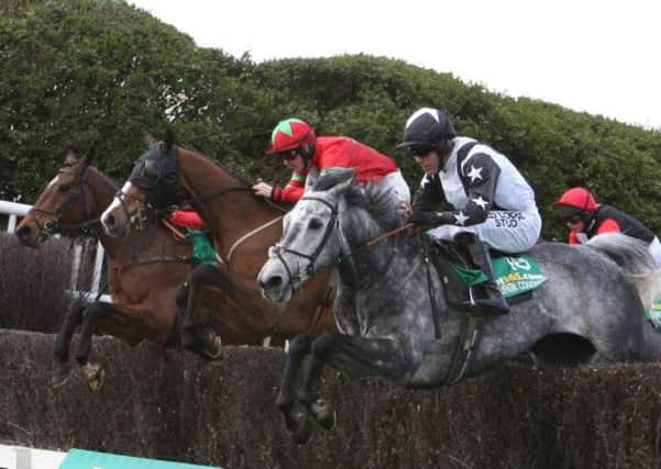 Quentin Collonges (right) ridden by Andrew Tinkler
