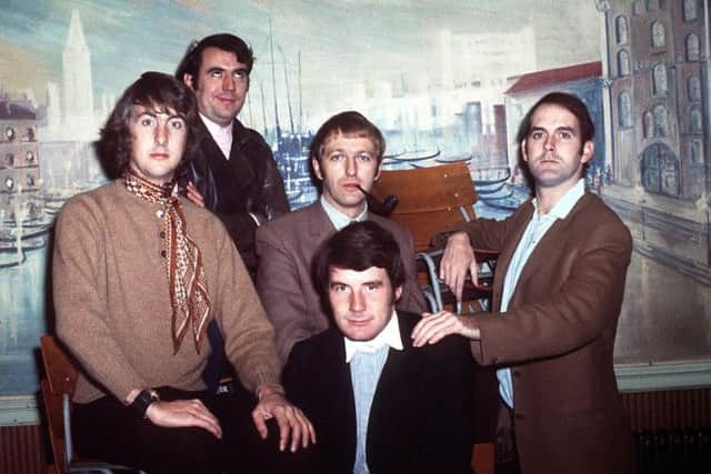Pythons (from left): Eric Idle, Terry Jones, Graham Chapman, John Cleese and Michael Palin