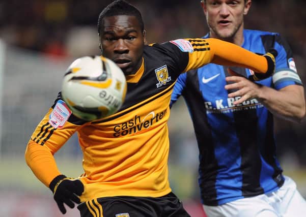 Aaron Mclean has swapped Hull City for Bradford City.
