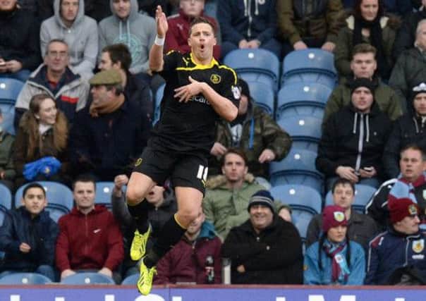 Sheffield Wednesday's Chris Maguire celebrates scoring his teams first goal