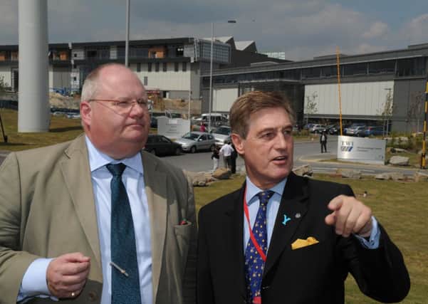 Eric Pickles with James Newman