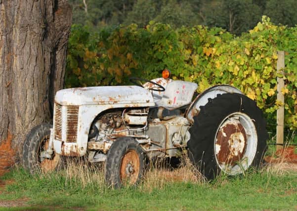 Just 10 minutes by tractor between vineyard and winery