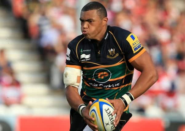 Northampton Saints' Luther Burrell will make his England debut against France on Saturday.
