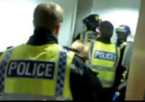 Police raid a suspected brothel in Leeds