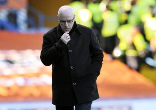 Dejected looking Leeds manager Brian McDermott has now lost his job on a dramatic day at Elland Road.