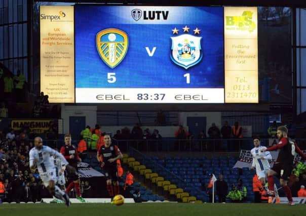 Leeds United v Huddersfield Town.