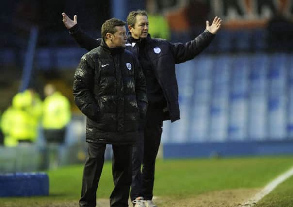 Rival managers Stuart Gray and Danny Wilson