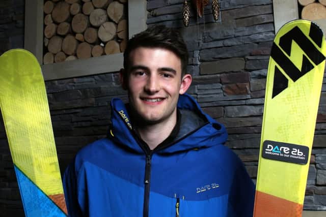 Sheffield's freestyle skier James Machon.