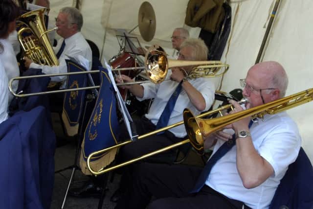 The Oughtibridge Brass Band at the Dore Show, 2012