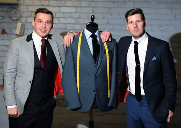 Leeds shop manager Andrew Littlewood, left, and Scott Hufton, owner and founder of Owen Scott.