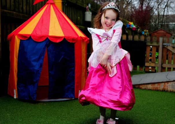 Isla Palmer, 4, at Little People Nursery in Bramley. Picture by Tony Johnson