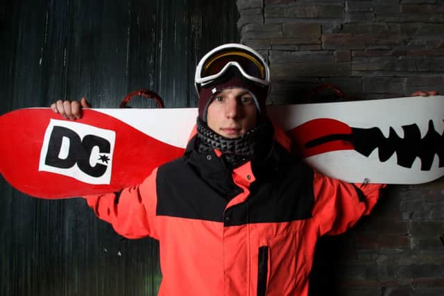 Great Brtiain snowboarder Jamie Nicholls.