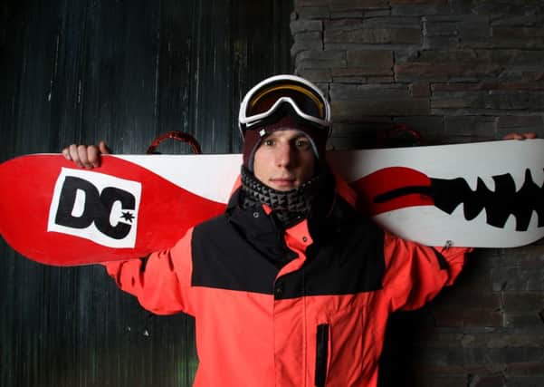 Great Brtiain snowboarder Jamie Nicholls.