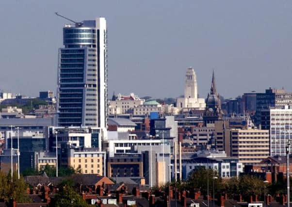 The Leeds city centre skyline with Bridgewater Place