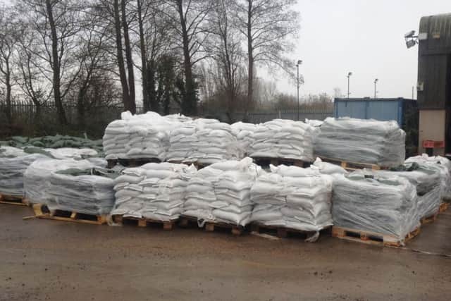 20,000 sandbags are ready to be deployed to communities at risk of flooding in Somerset.