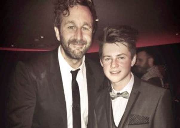 Leeds actor Ben Radliffe at the premiere of the film with Chris O'Dowd.