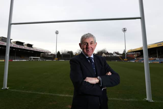Sir Ian McGeehan following a press conference to launch a new vision for rugby union in Yorkshire.