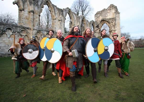 Viking warriors have started to arrive in York for the start of the 30th JORVIK Viking Festival