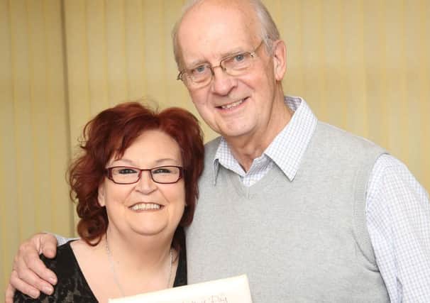 Ken Myers, 73, has written cryptic messages on the inside of the same card since 1979 - the year he married his sweetheart, Valerie.
 Picture: Ross Parry Agency