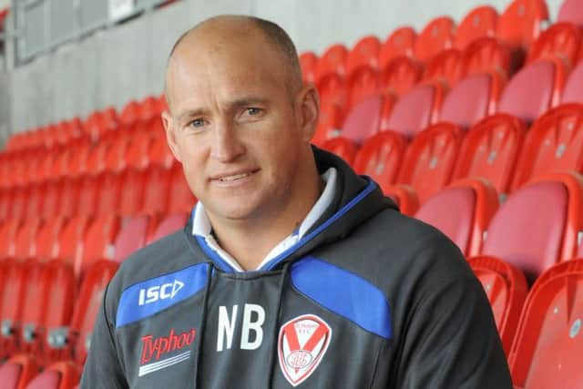 Saints coach Nathan Brown