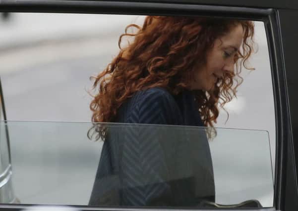 Rebekah Brooks, former News International chief executive, arrives at the Central Criminal Court in London