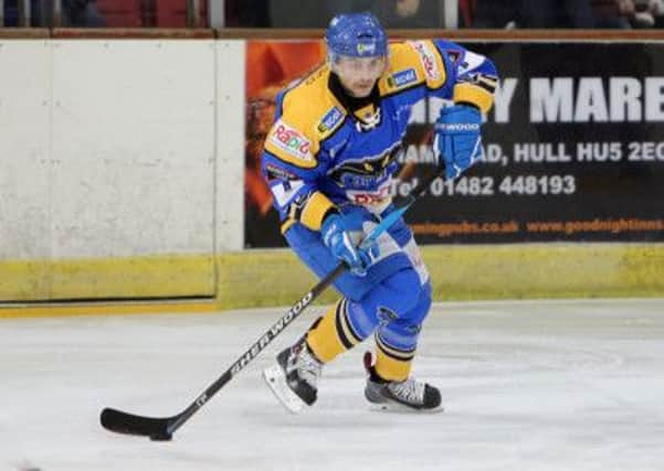 DOUBLE STRIKE: Hull Stingrays' Guillaume Doucet. Picture by Arthur Foster.