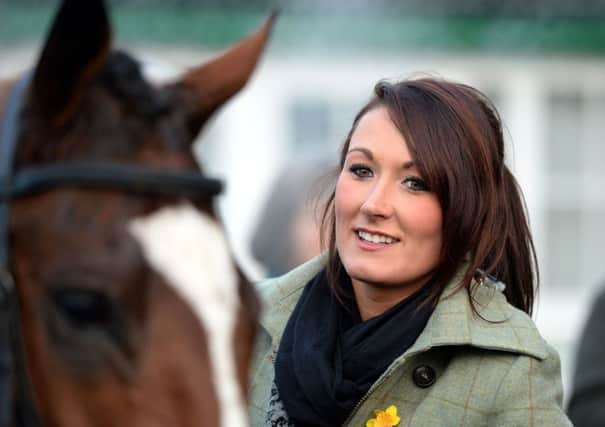 New racehorse trainer Rebecca Menzies at Catterick Bridge Racecourse, North Yorkshire. (Picture: John Giles/PA Wire)