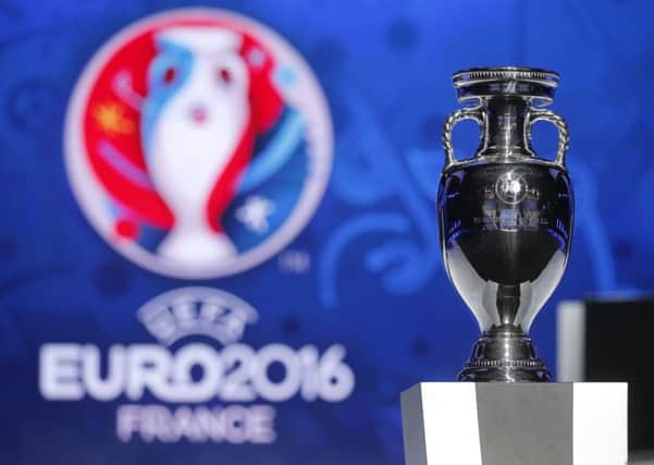 The UEFA EURO 2016 trophy.
