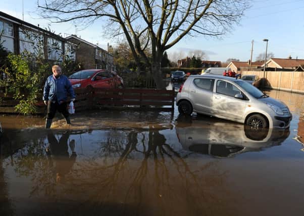 Andrews Road in South Ferriby following December's tidal surge.  Picture: Bruce Rollinson