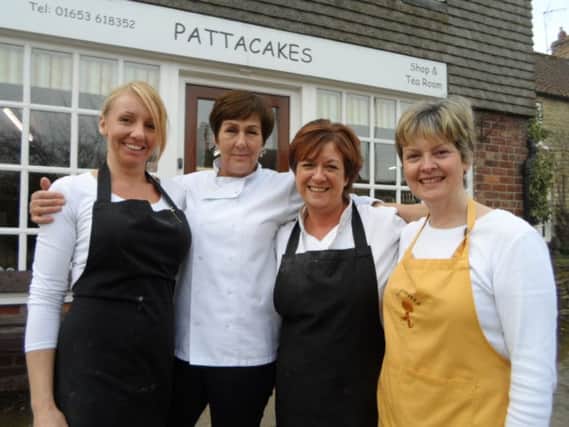 The Pattacakes team in Welburn, with Anita Tasker second from left
