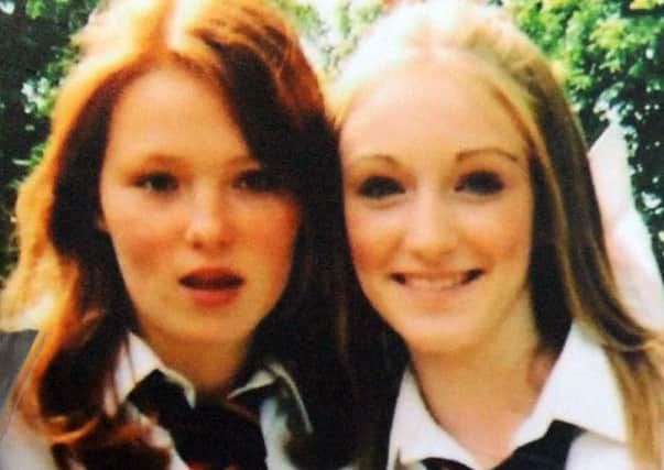 Charlotte Thompson, 13, (left) and Olivia Bazlinton 14, who were hit and killed by a train at a level crossing in Elsenham, Essex in December 2005