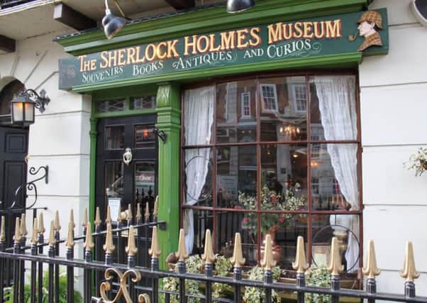 The Sherlock Holmes Museum, 
221b Baker Street, London