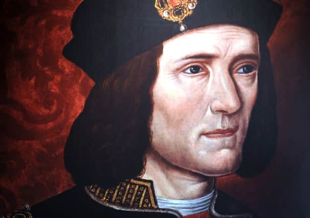 A portrait of Richard III at the Yorkshire Museum, York