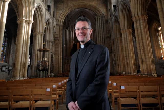 New Dean of Ripon Rev Canon John Dobson, at Ripon Cathedral