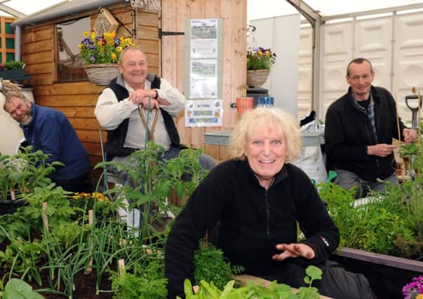 The Leeds and District  Gardeners Federation at the Harrogate Spring Flower Show.