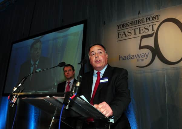 Jamie Martin  of Ward Hadaway at the Yorkshire Fastest 50 Awards