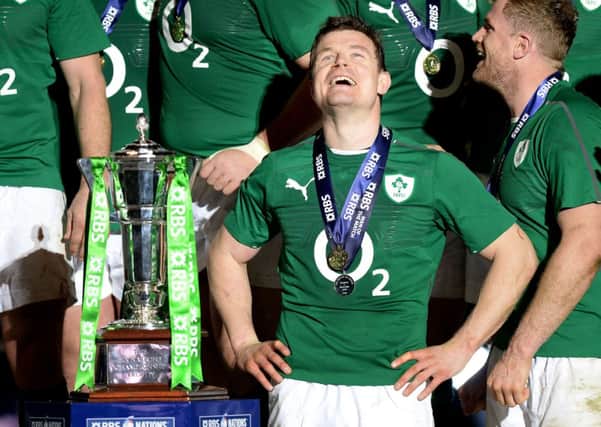 Ireland's Brian O'Driscoll after the Six Nations match at the Stade de France, Paris, France. Picture: Andrew Matthews/PA Wire.