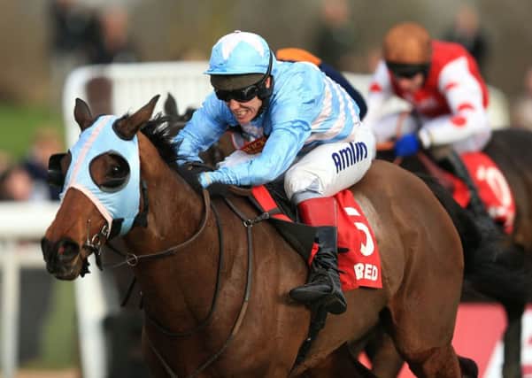 Goulanes wind the Betfred Midlands Grand National at Uttoxeter (Picture: Mike Egerton/PA Wire).