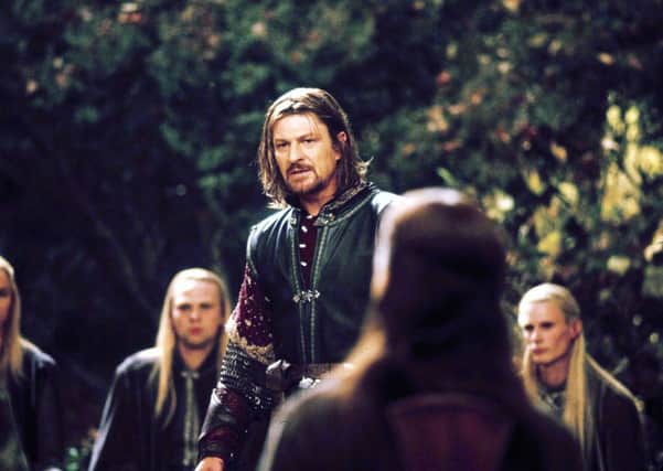 Sheffield actor Sean Bean in The Lord of the Rings.