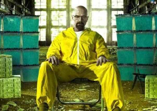 Bryan Cranston as the character Walter White in Breaking Bad