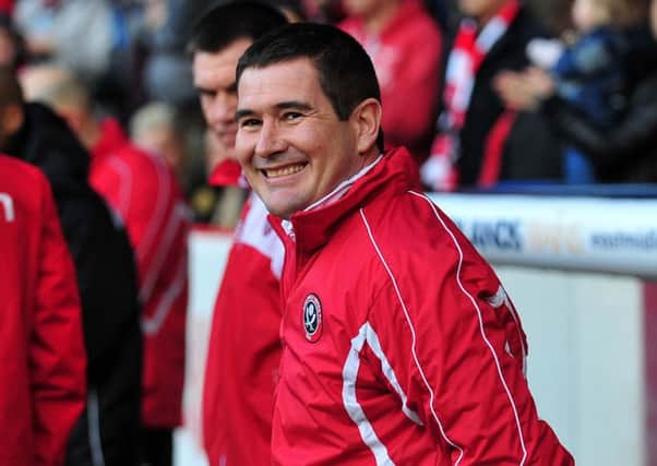 Sheffield United's manager Nigel Clough. Picture : Jonathan Gawthorpe.