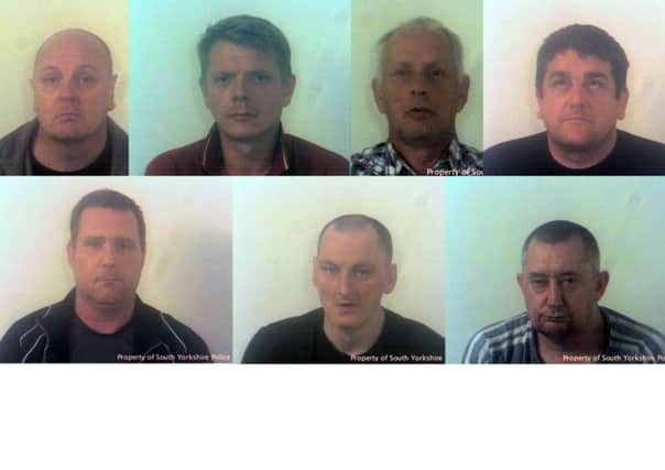 Police images of the gang members