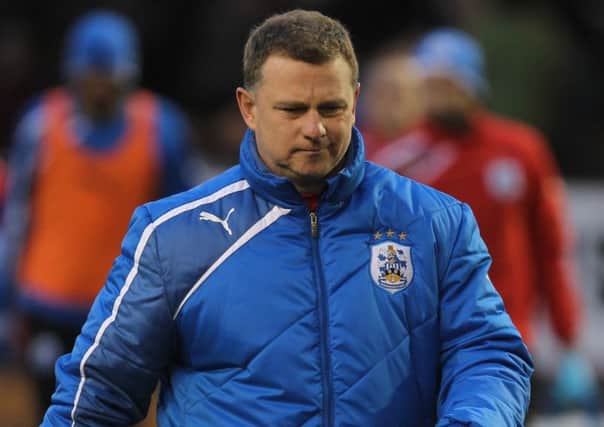 Huddersfield Town manager Mark Robins.