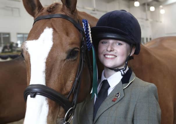 Bishop Burton student Paige Petts, winner of the equine section.  Picture: Les Gibbon