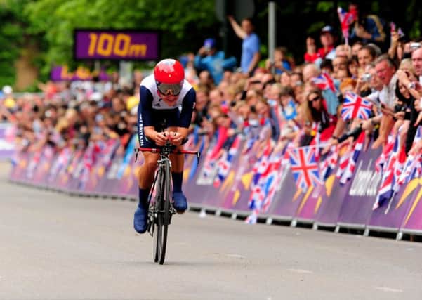 Great Britain's Lizzie Armitstead during the Women's Individual Time Trial on day five of the London Olympic Games at Hampton Court Palace, London. Picture: Adam Davy/PA Wire.