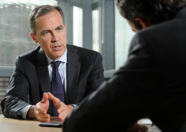 Mark Carney, pictured in Leeds