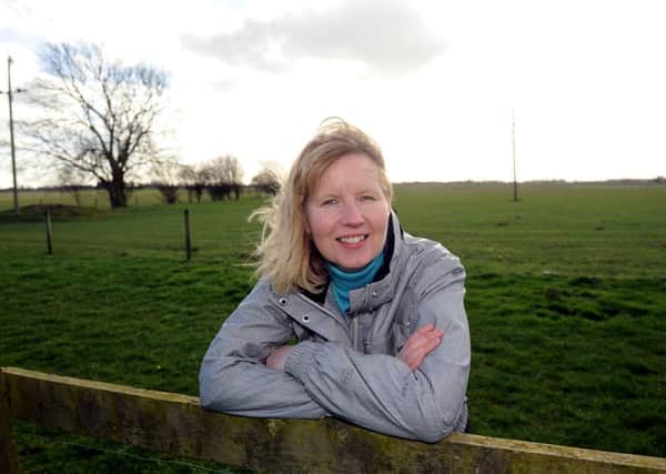 Vet Louise Davison is celebrating at the blocking of plans for a wind turbine near her home