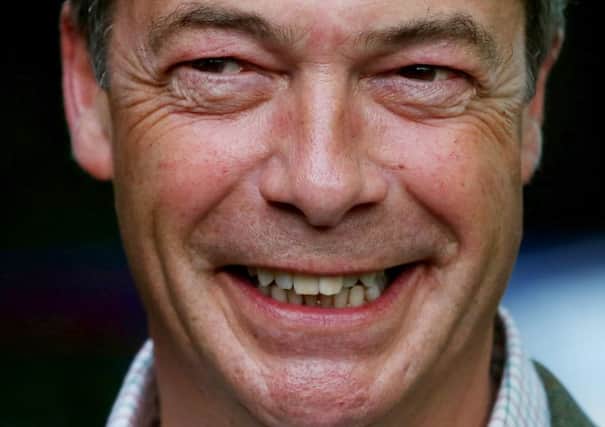 UKIP Leader Nigel Farage