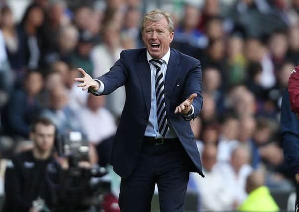 Derby County manager Steve McClaren.