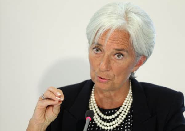 International Monetary Fund managing director Christine Lagarde